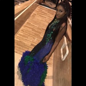 Custom made prom dress